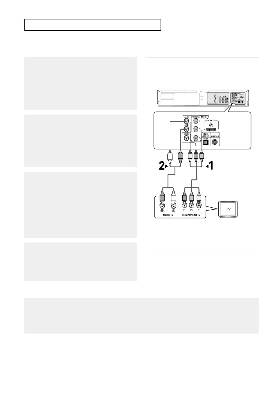 Connection to a tv (progressive) | Samsung DVD-V9500 User Manual | Page 16 / 89