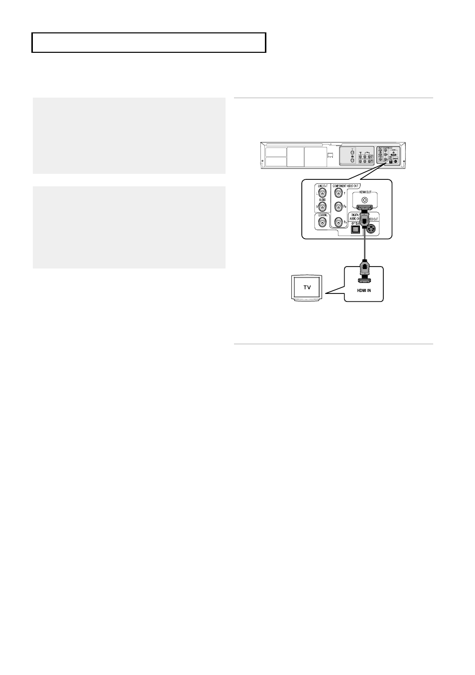 Connecting to a tv with hdmi jack | Samsung DVD-V9500 User Manual | Page 17 / 89