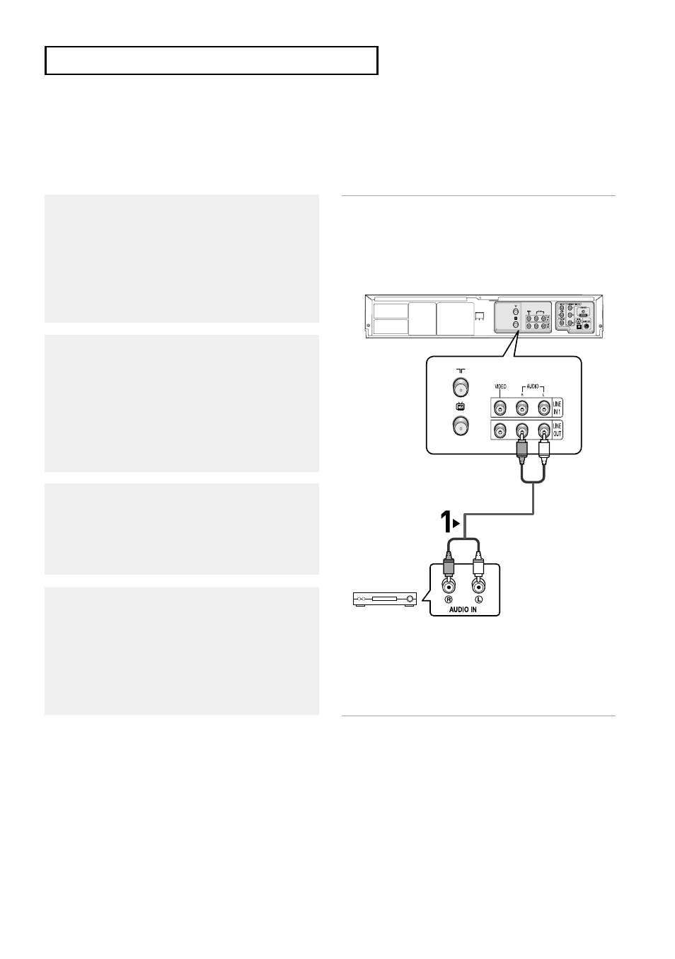 Connection to an audio system | Samsung DVD-V9500 User Manual | Page 19 / 89