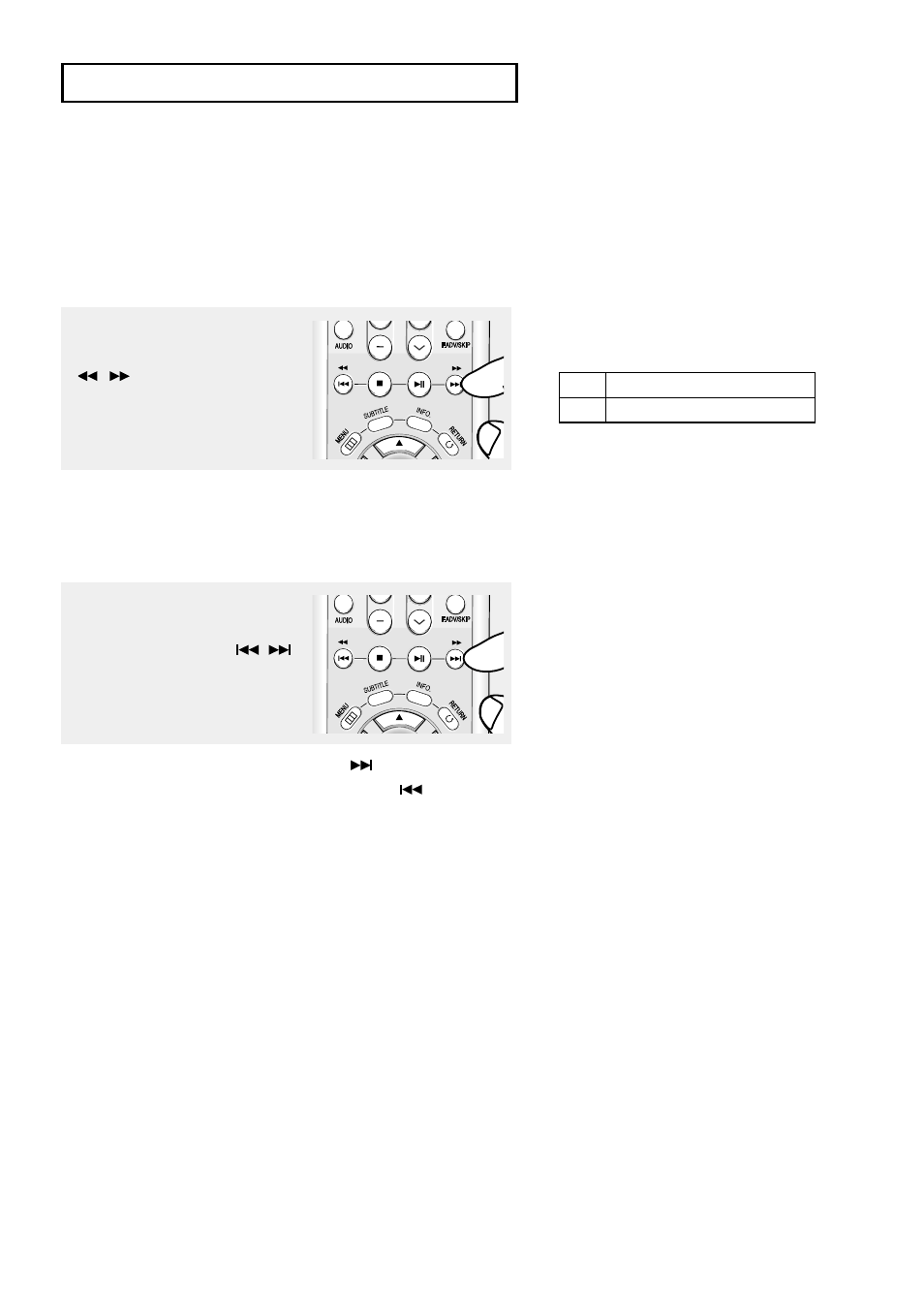 Using the search and skip functions | Samsung DVD-V9500 User Manual | Page 33 / 89