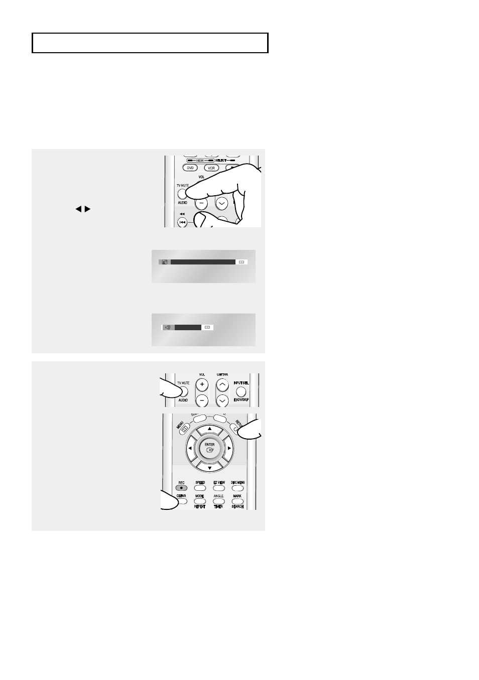 Selecting the audio language | Samsung DVD-V9500 User Manual | Page 43 / 89