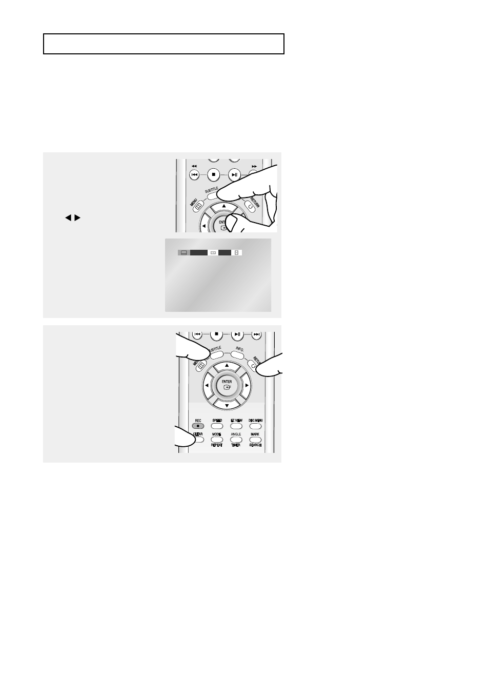 Selecting the subtitle language | Samsung DVD-V9500 User Manual | Page 44 / 89