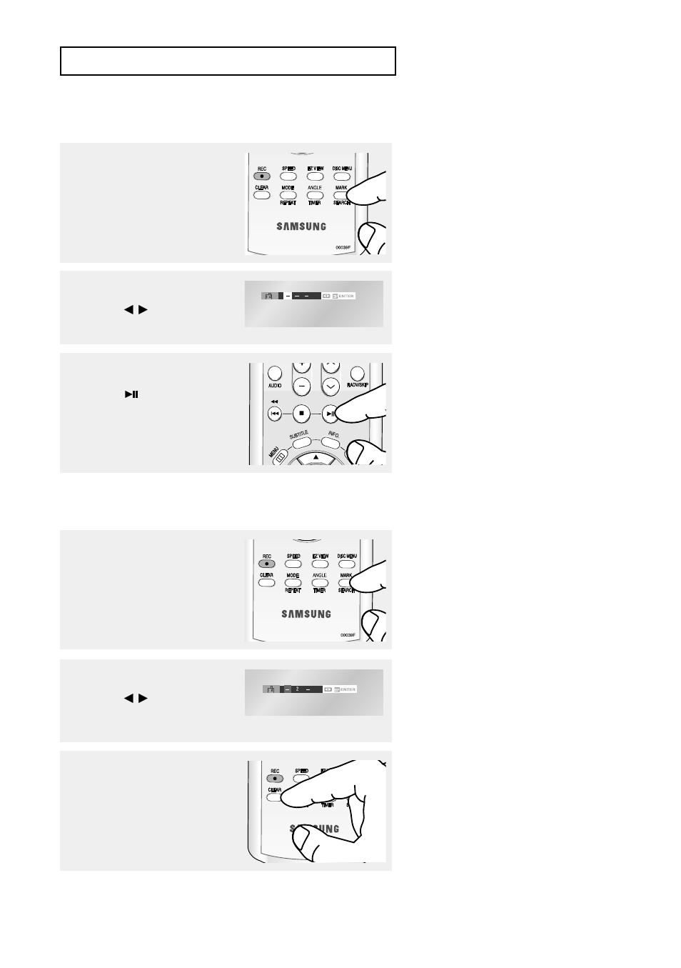 Samsung DVD-V9500 User Manual | Page 46 / 89