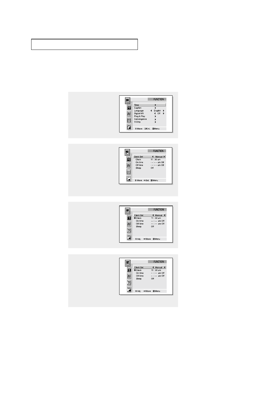 Setting the clock | Samsung PCL 6215R User Manual | Page 41 / 67