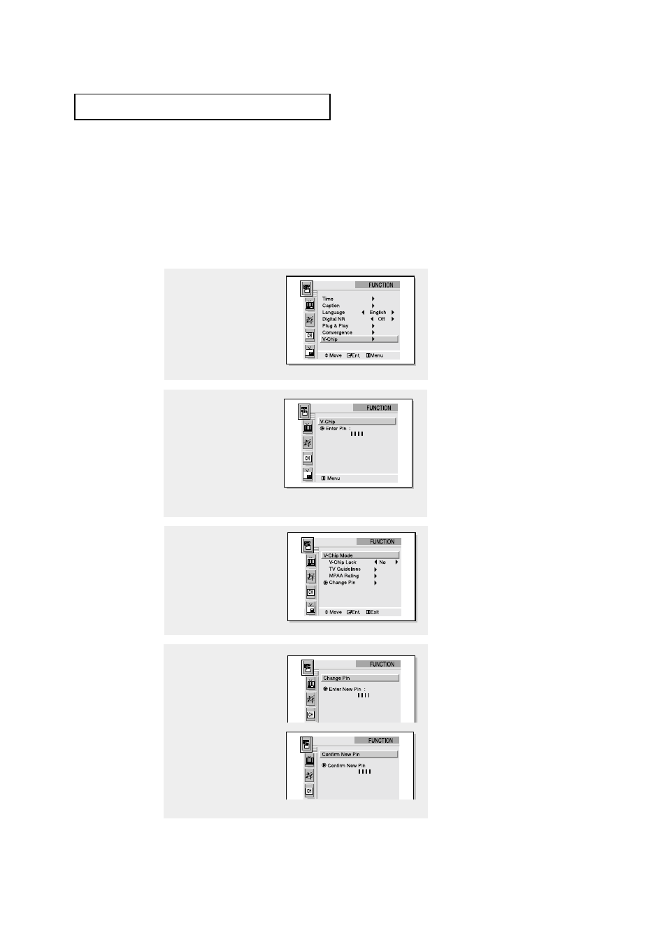 Using the v-chip | Samsung PCL 6215R User Manual | Page 58 / 67