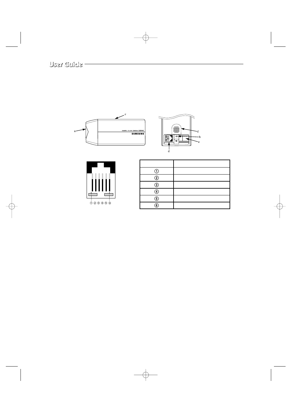 3) camera composition and installation method | Samsung SSC14WEB User Manual | Page 14 / 104