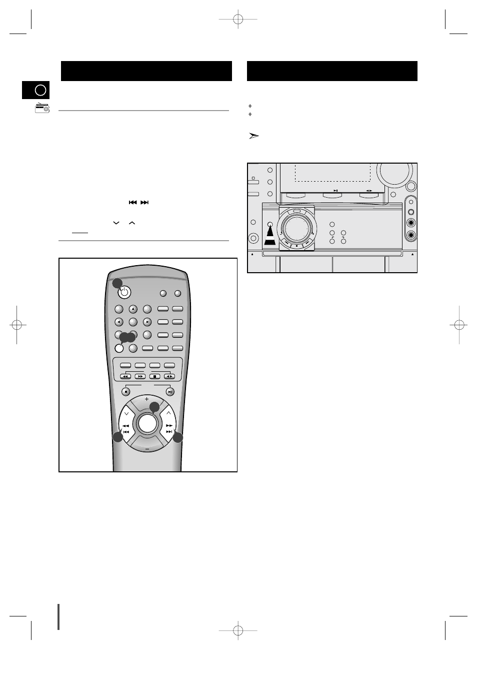 Selecting a stored station, Improving radio reception | Samsung MAX-VL85 User Manual | Page 20 / 30