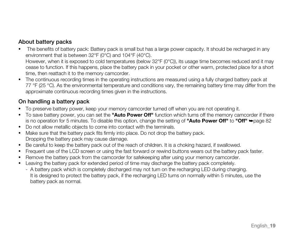 Samsung VP-MX20H User Manual | Page 25 / 121