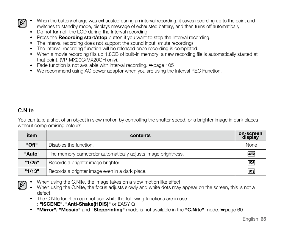 Samsung VP-MX20H User Manual | Page 71 / 121