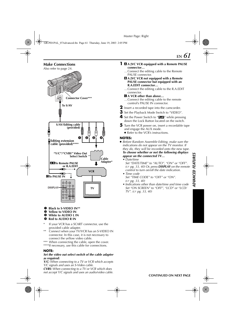 JVC GR-PD1 User Manual | Page 61 / 88