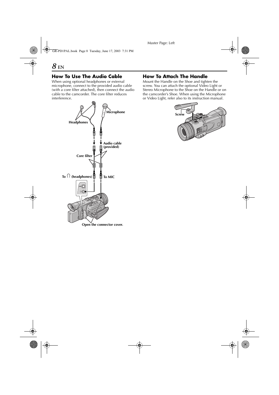 JVC GR-PD1 User Manual | Page 8 / 88