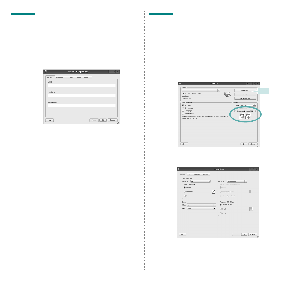 Configuring printer properties, Printing a document, Printing from applications | Configuring printer properties printing a document | Samsung ML-1630W Series User Manual | Page 89 / 98