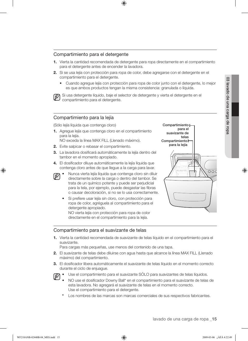 Samsung WF218ANW User Manual | Page 43 / 56