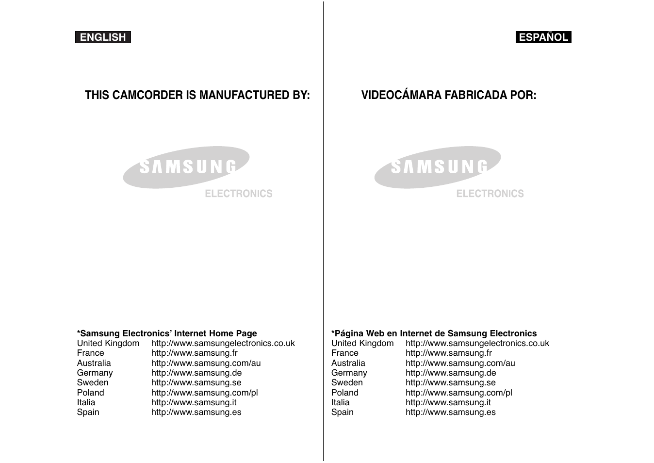 Samsung AD68-00839J User Manual | 122 pages