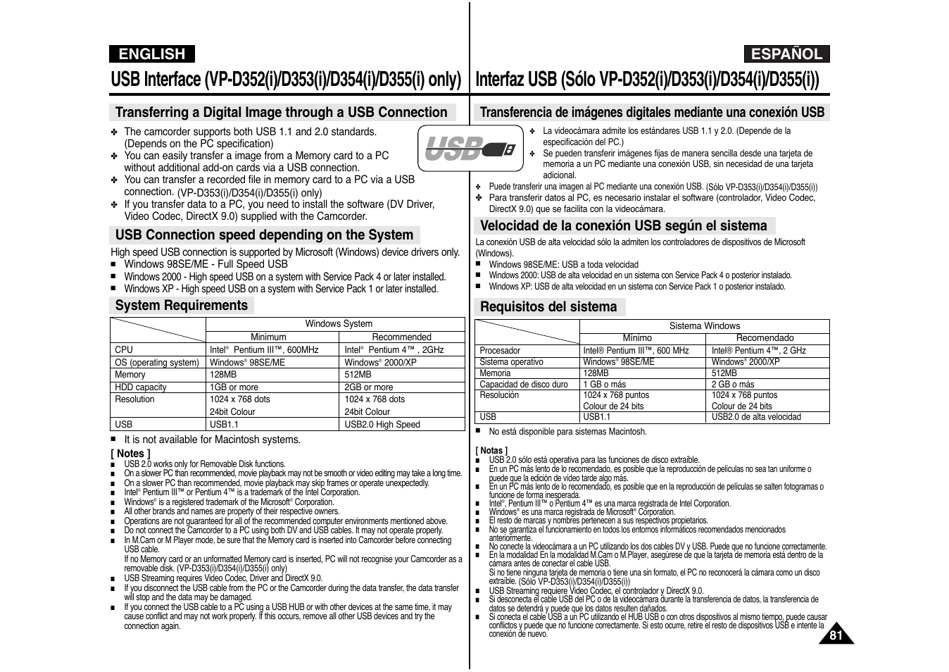 Español english | Samsung AD68-00839J User Manual | Page 82 / 122