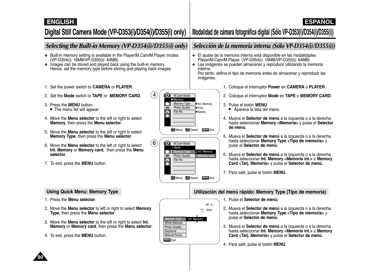 English español | Samsung AD68-00839J User Manual | Page 91 / 122
