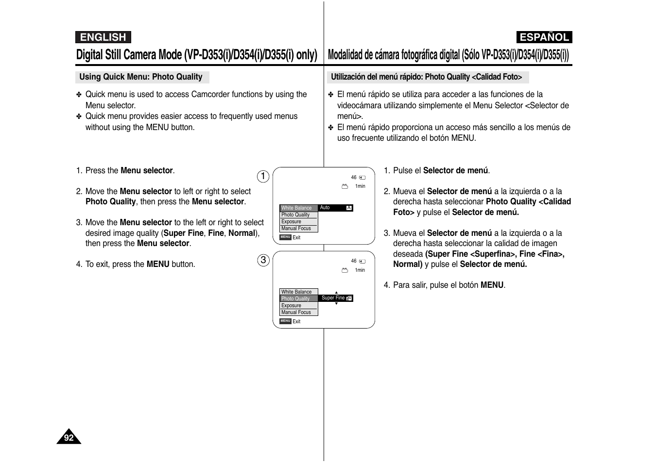 English español | Samsung AD68-00839J User Manual | Page 93 / 122