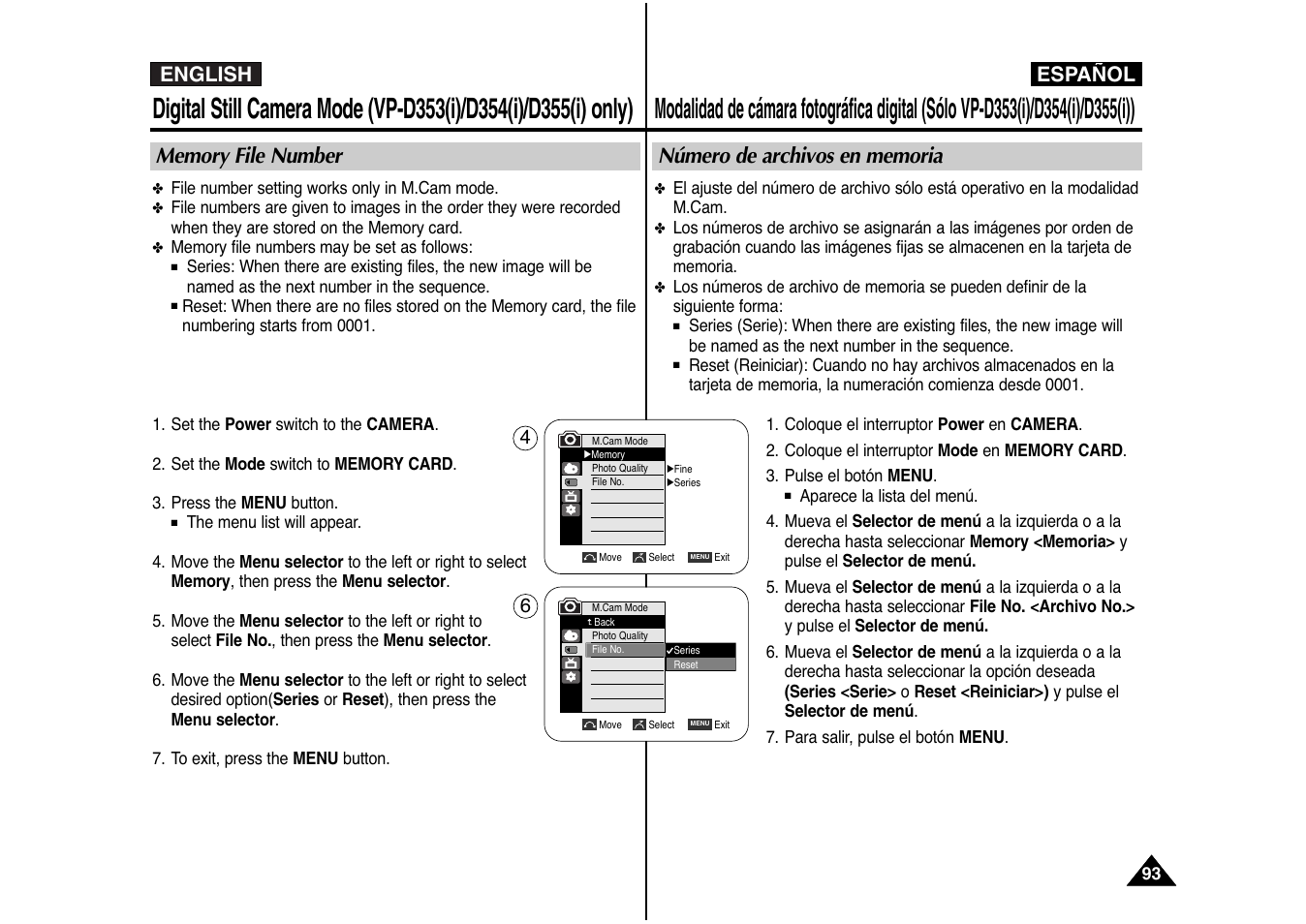 English español | Samsung AD68-00839J User Manual | Page 94 / 122