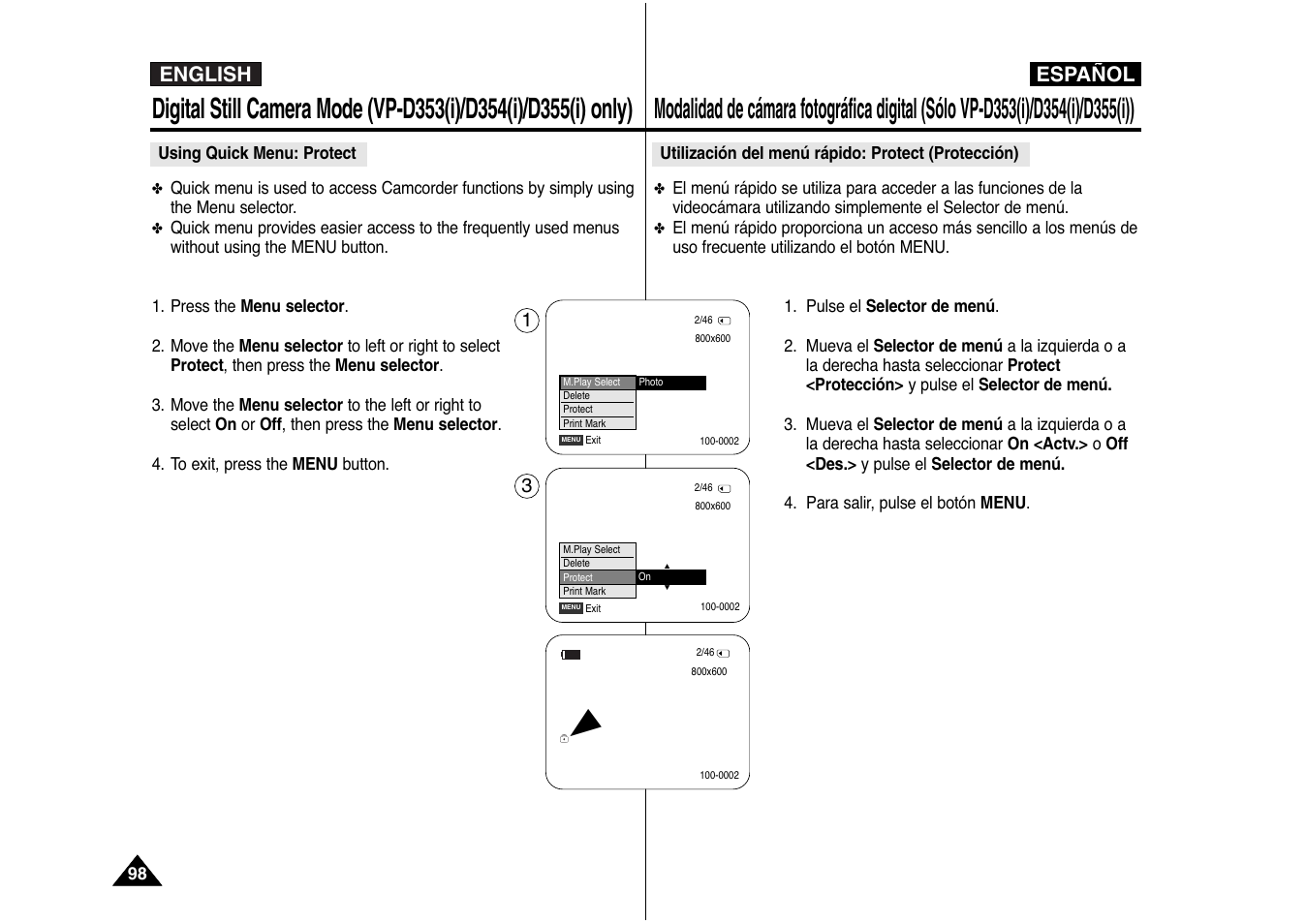English español | Samsung AD68-00839J User Manual | Page 99 / 122
