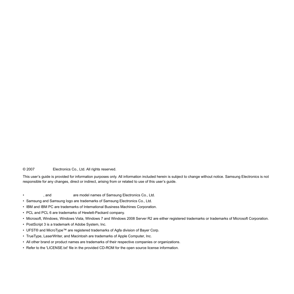Samsung ML-3470D User Manual | Page 2 / 103