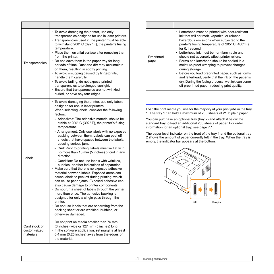 Loading paper | Samsung ML-3470D User Manual | Page 31 / 103