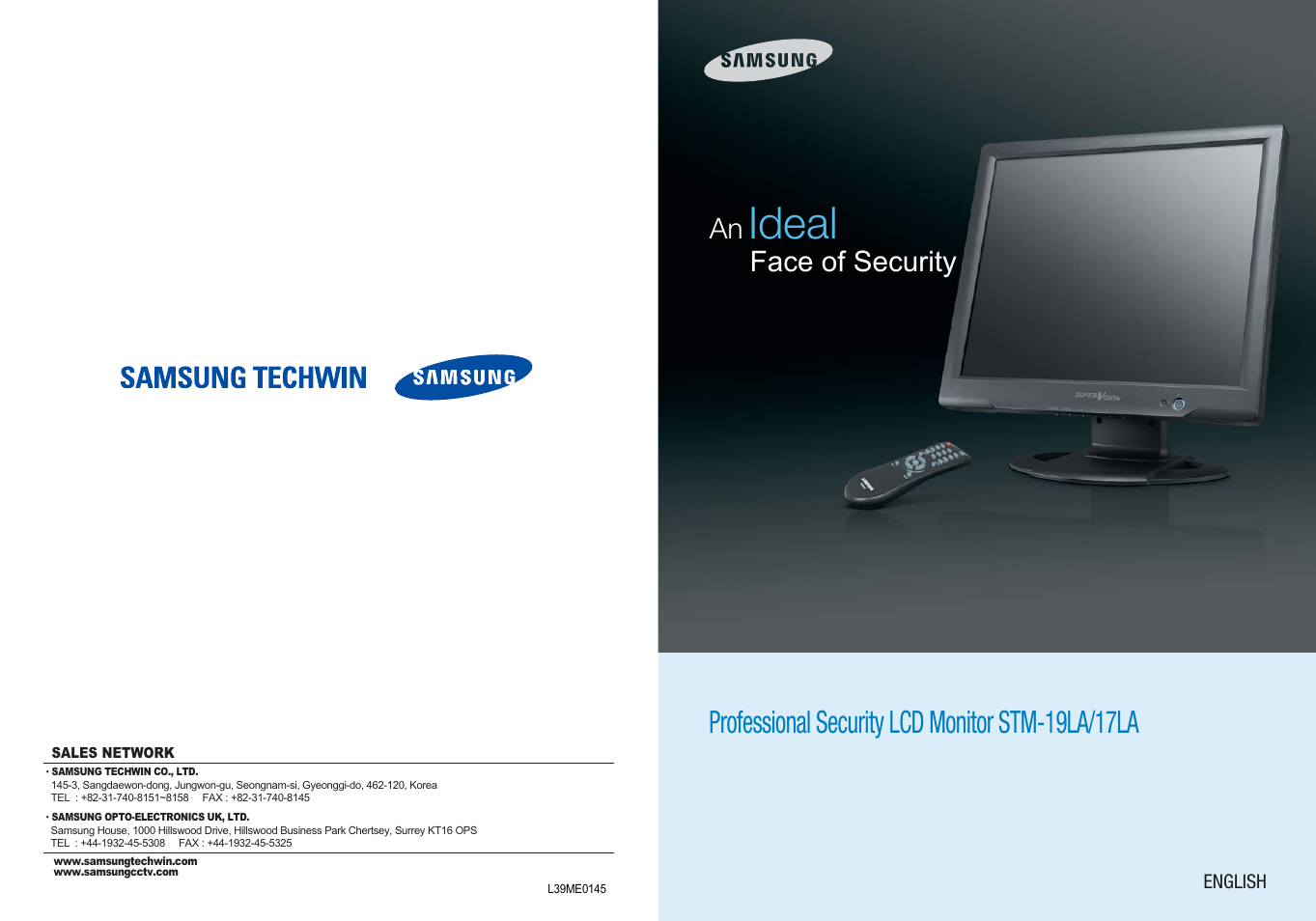 Samsung STM-19LA/17LA User Manual | 8 pages