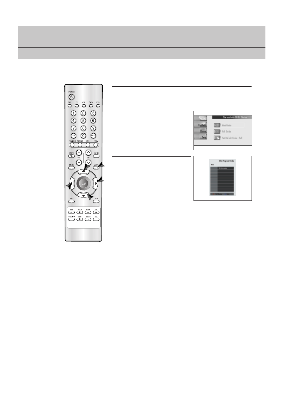 Viewing information about one channel | Samsung SIR-T151 User Manual | Page 37 / 45