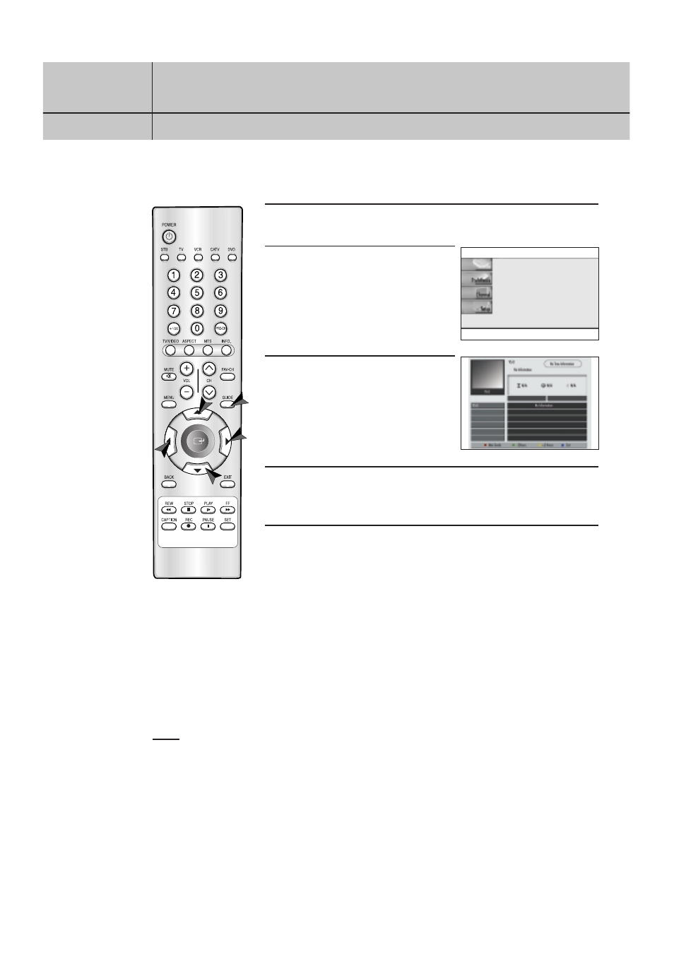 Viewing information about channels | Samsung SIR-T151 User Manual | Page 38 / 45