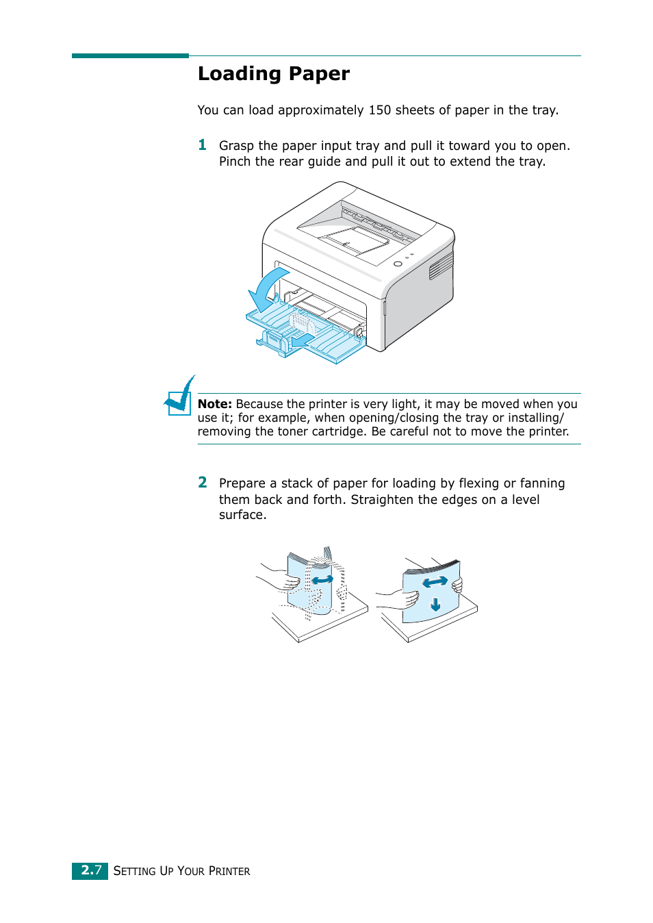 Loading paper | Samsung ML-1615 User Manual | Page 27 / 110