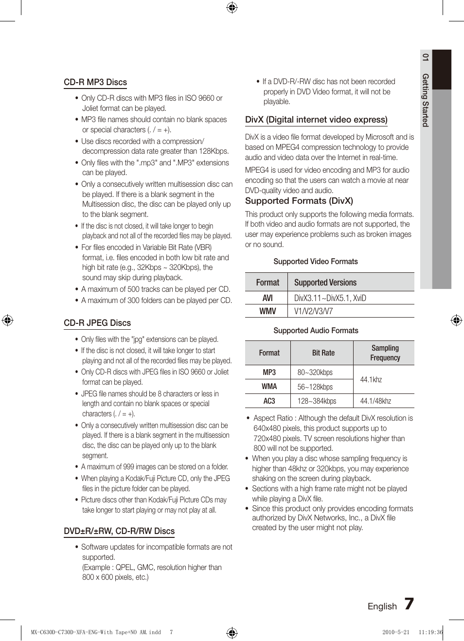 Samsung AH68-02252K-C630D-C730D-XFA User Manual | Page 7 / 38