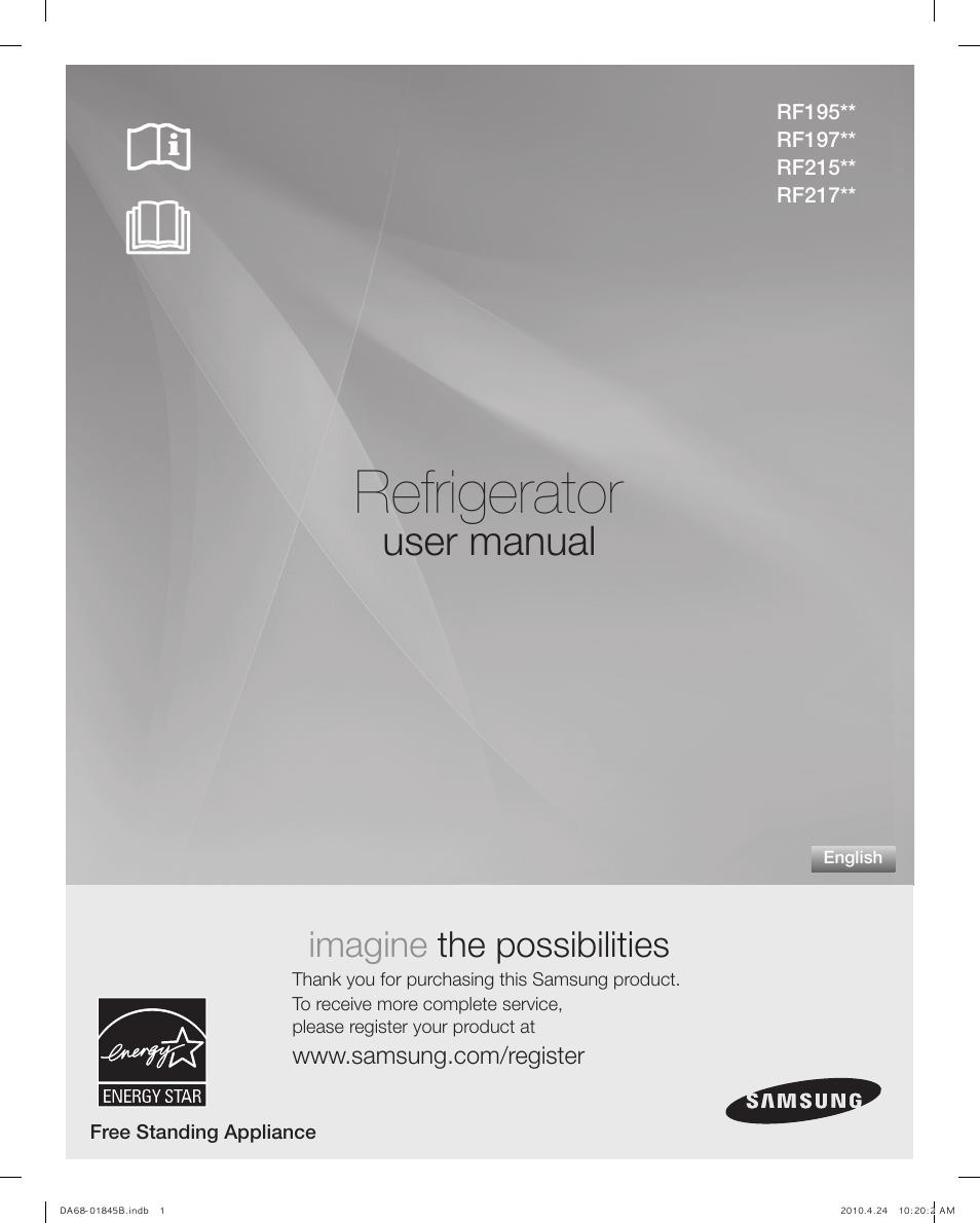 Samsung RF215** User Manual | 34 pages