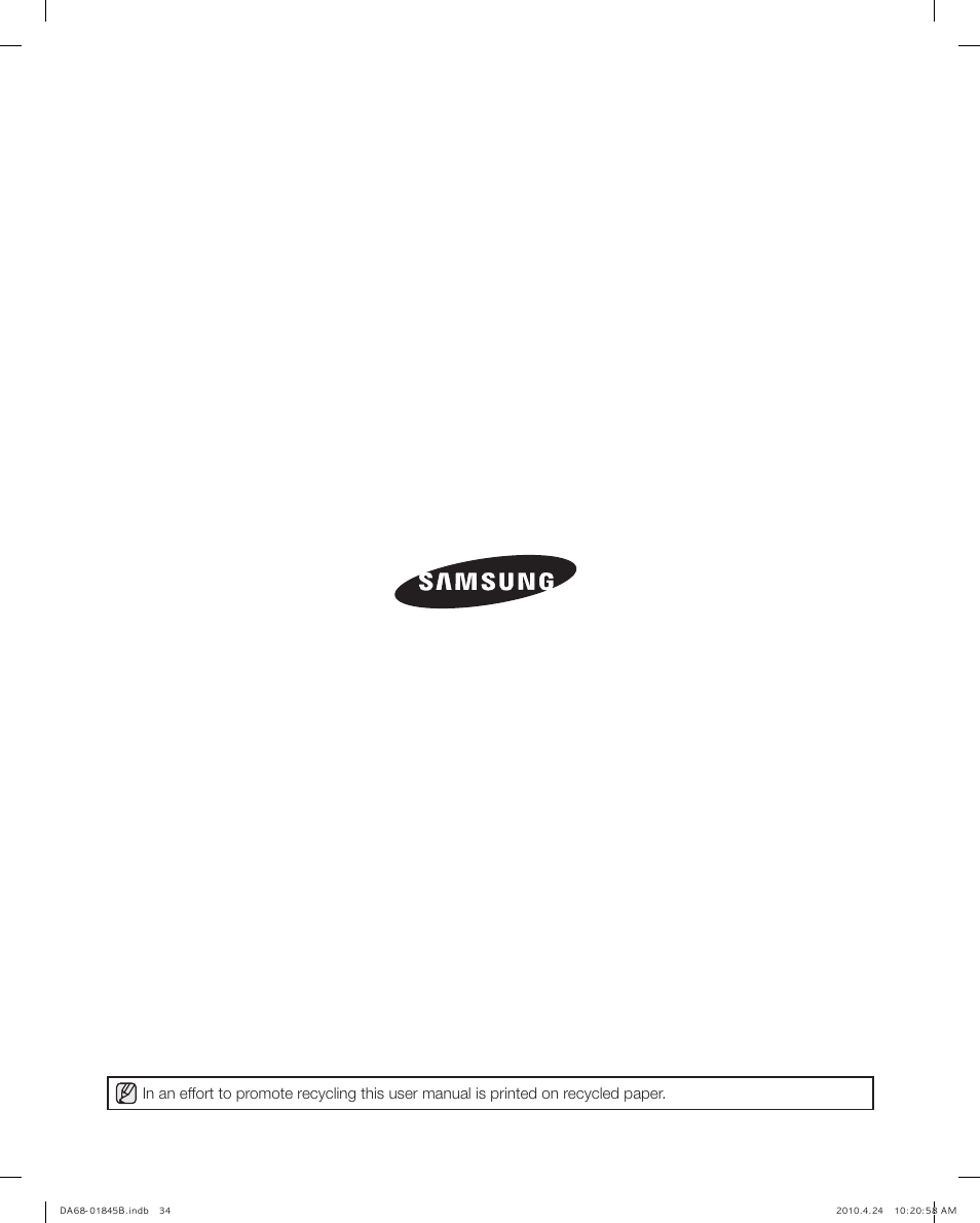 Samsung RF215** User Manual | Page 34 / 34