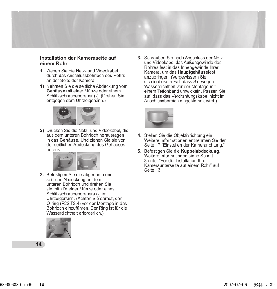 Samsung SCC-B5394 User Manual | Page 36 / 131