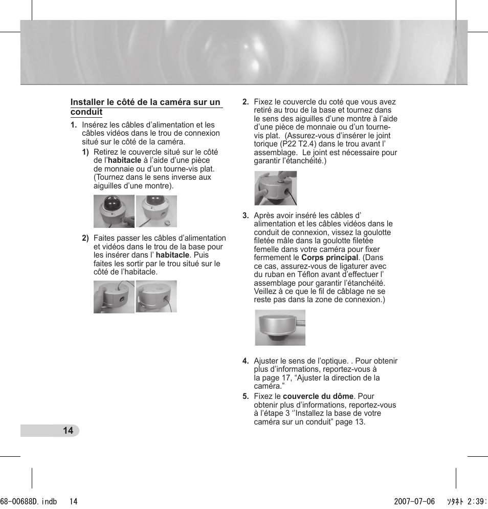 Samsung SCC-B5394 User Manual | Page 58 / 131