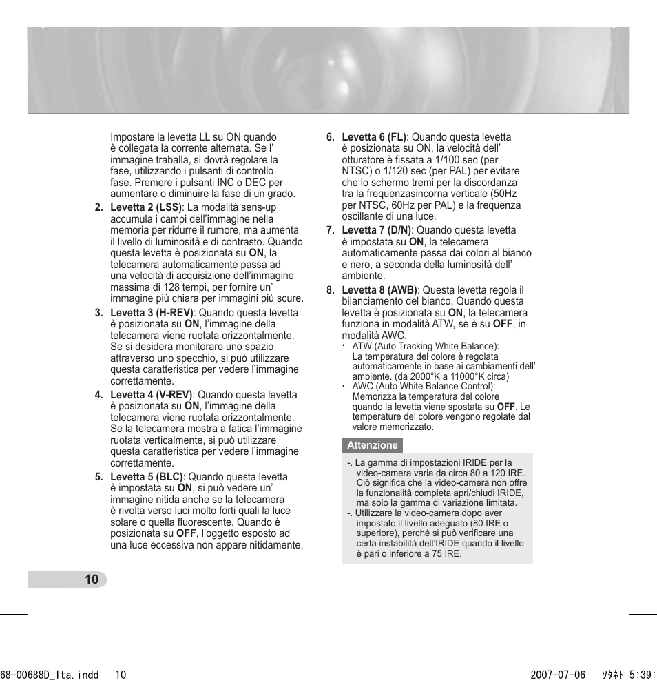 Samsung SCC-B5394 User Manual | Page 98 / 131