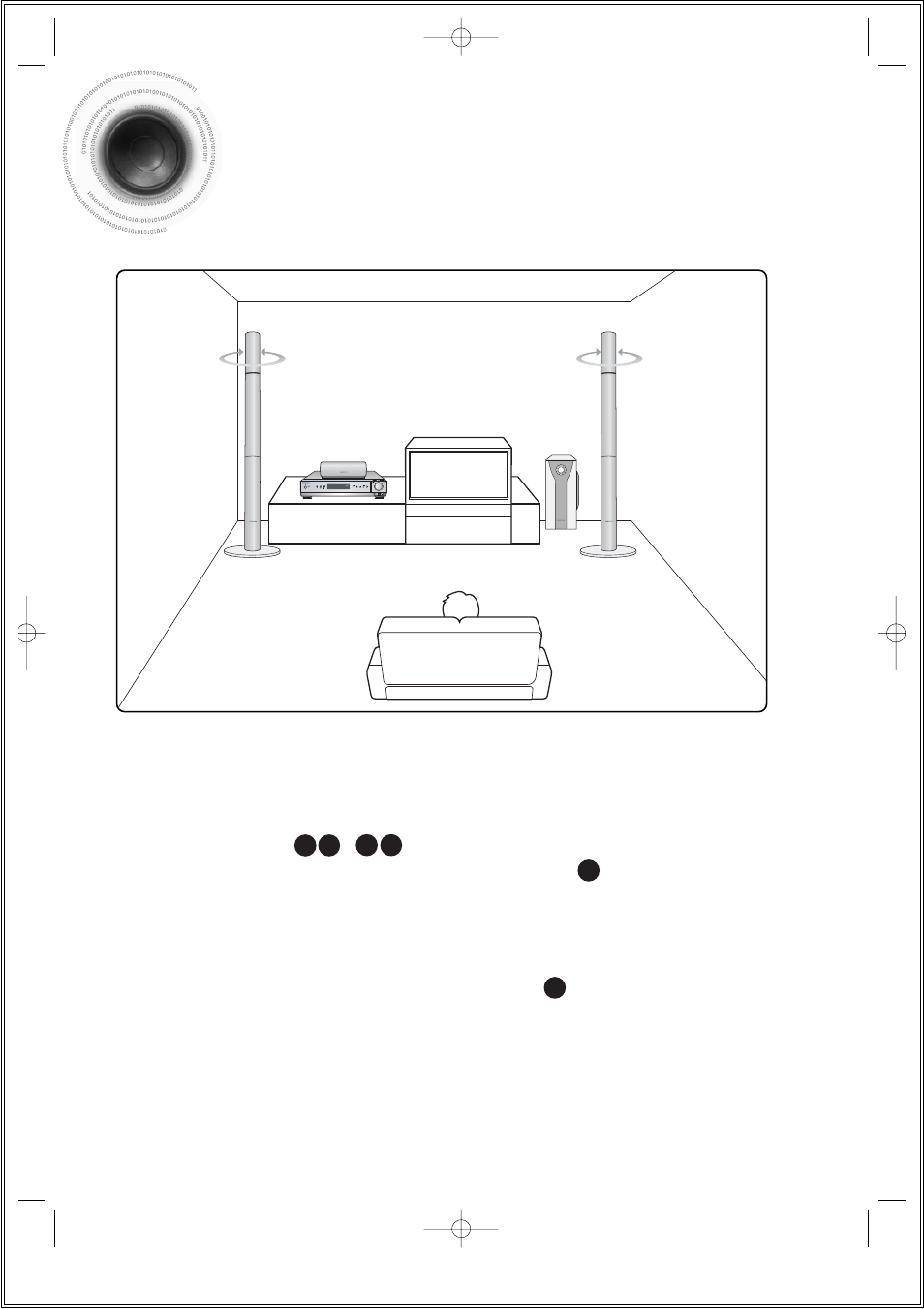Connecting the speakers | Samsung 20051111115925328 User Manual | Page 18 / 90