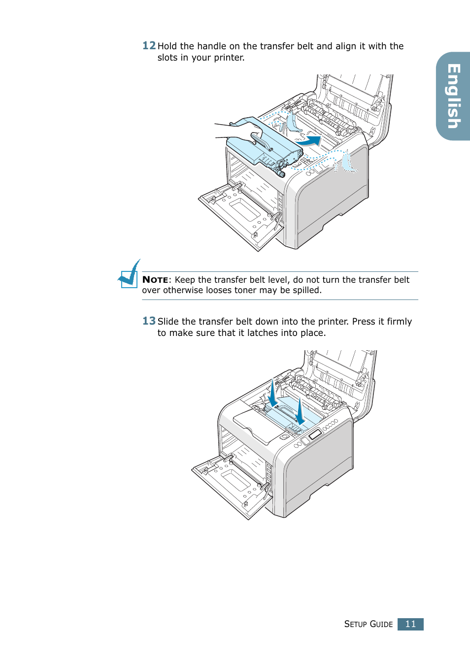 English | Samsung CLP-550N User Manual | Page 11 / 33