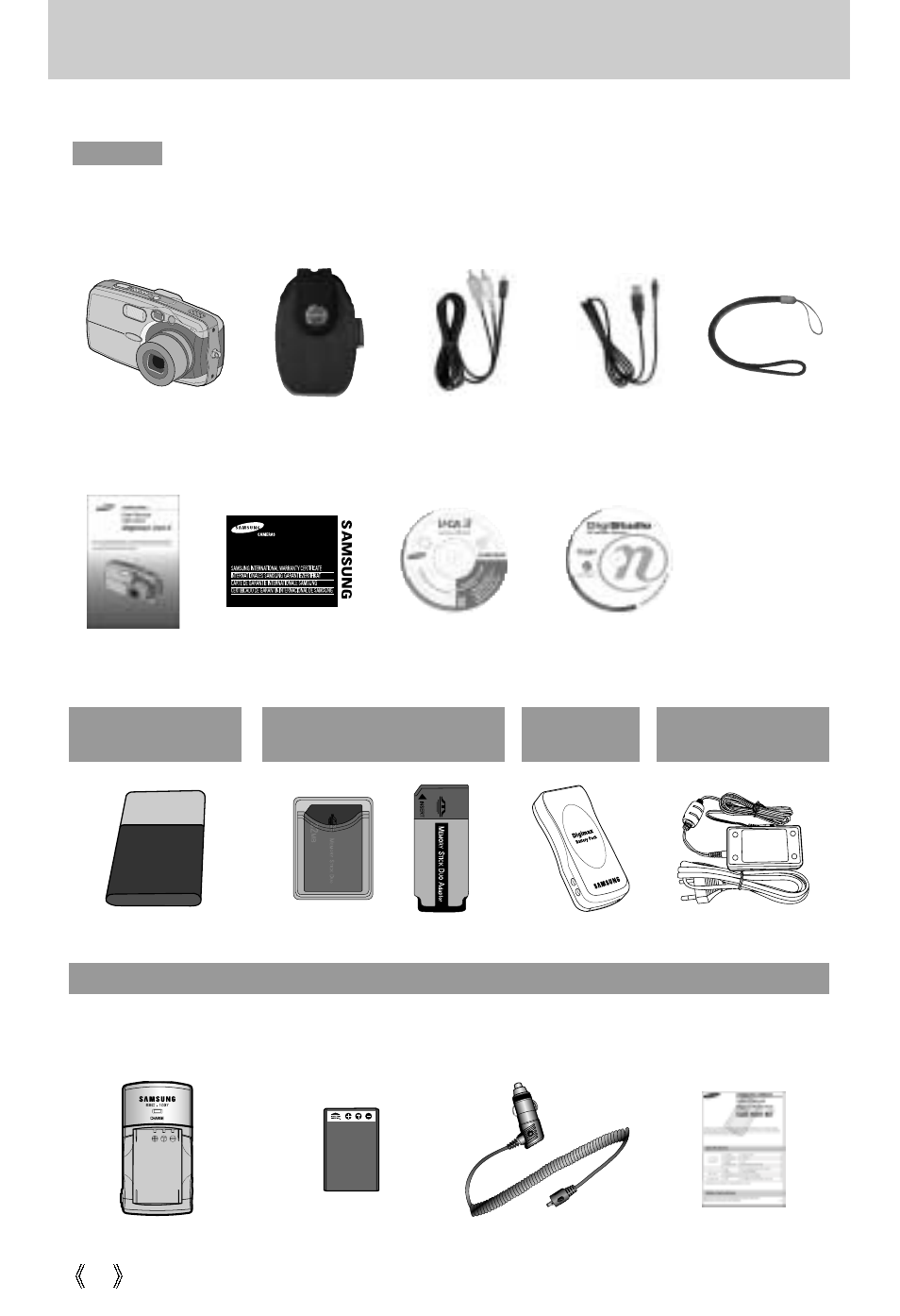 Manufacturer's contents | Samsung Digimax U-CA 3 User Manual | Page 10 / 128