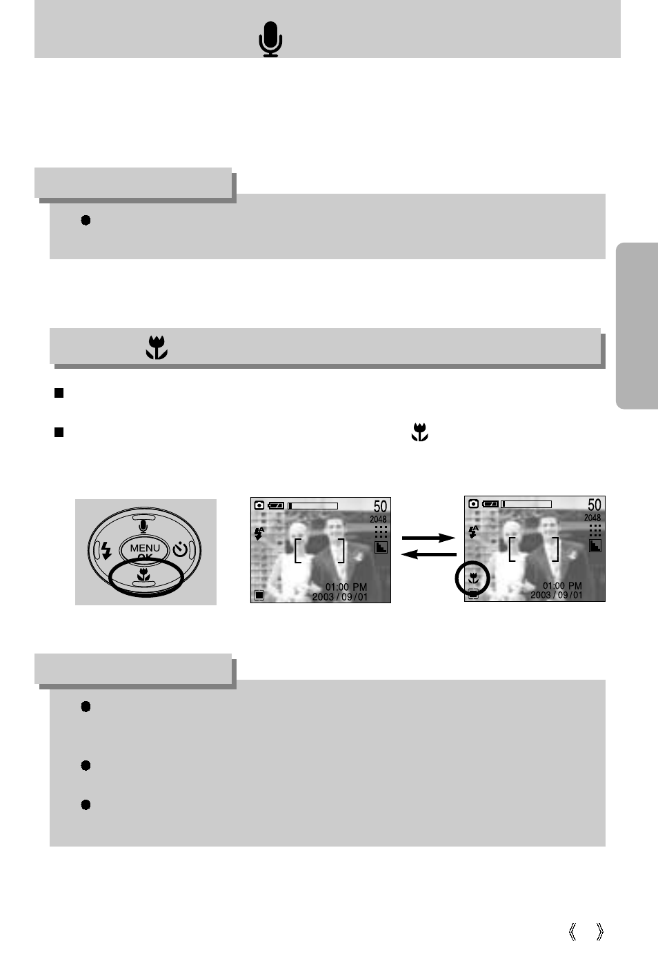 Information, Information macro( ) / down button (focusing) | Samsung Digimax U-CA 3 User Manual | Page 27 / 128