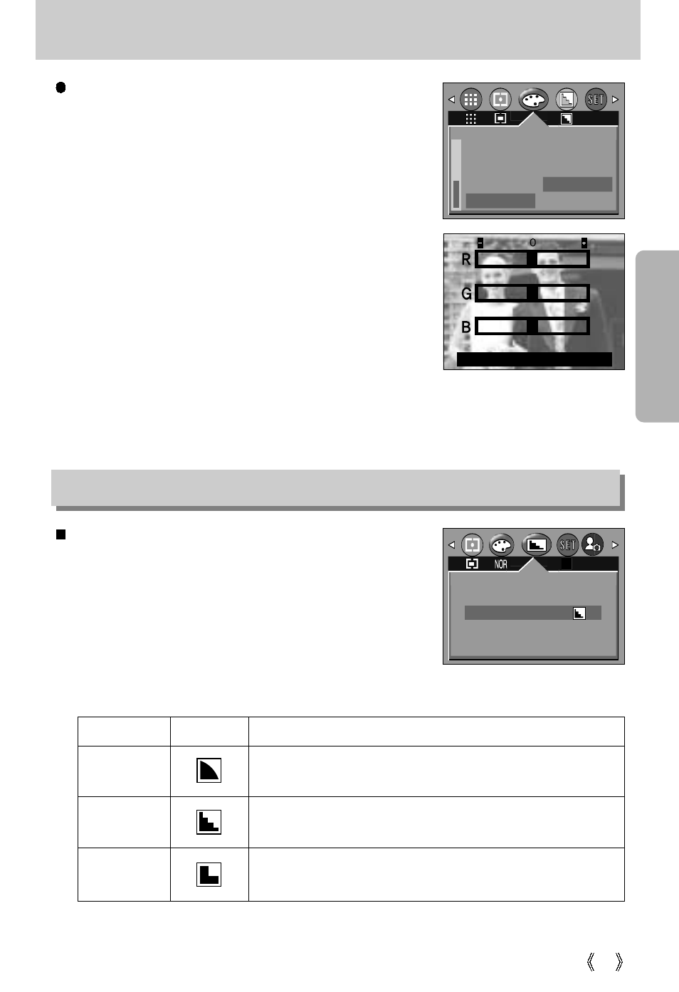 Effect, Sharpness | Samsung Digimax U-CA 3 User Manual | Page 41 / 128