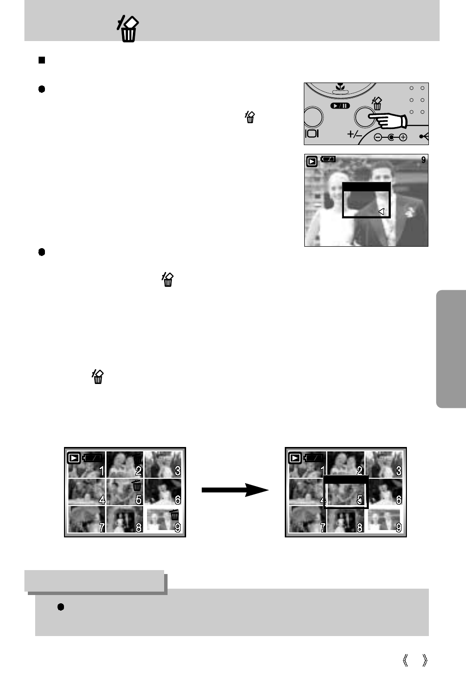 Delete( ) button, Information | Samsung Digimax U-CA 3 User Manual | Page 49 / 128