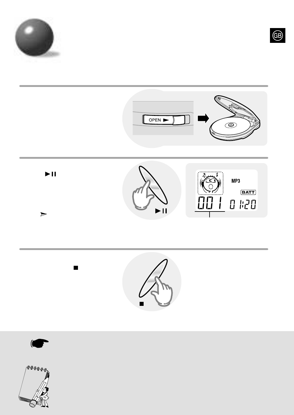 Mp3-cd playback | Samsung MCD-MP67 User Manual | Page 15 / 27