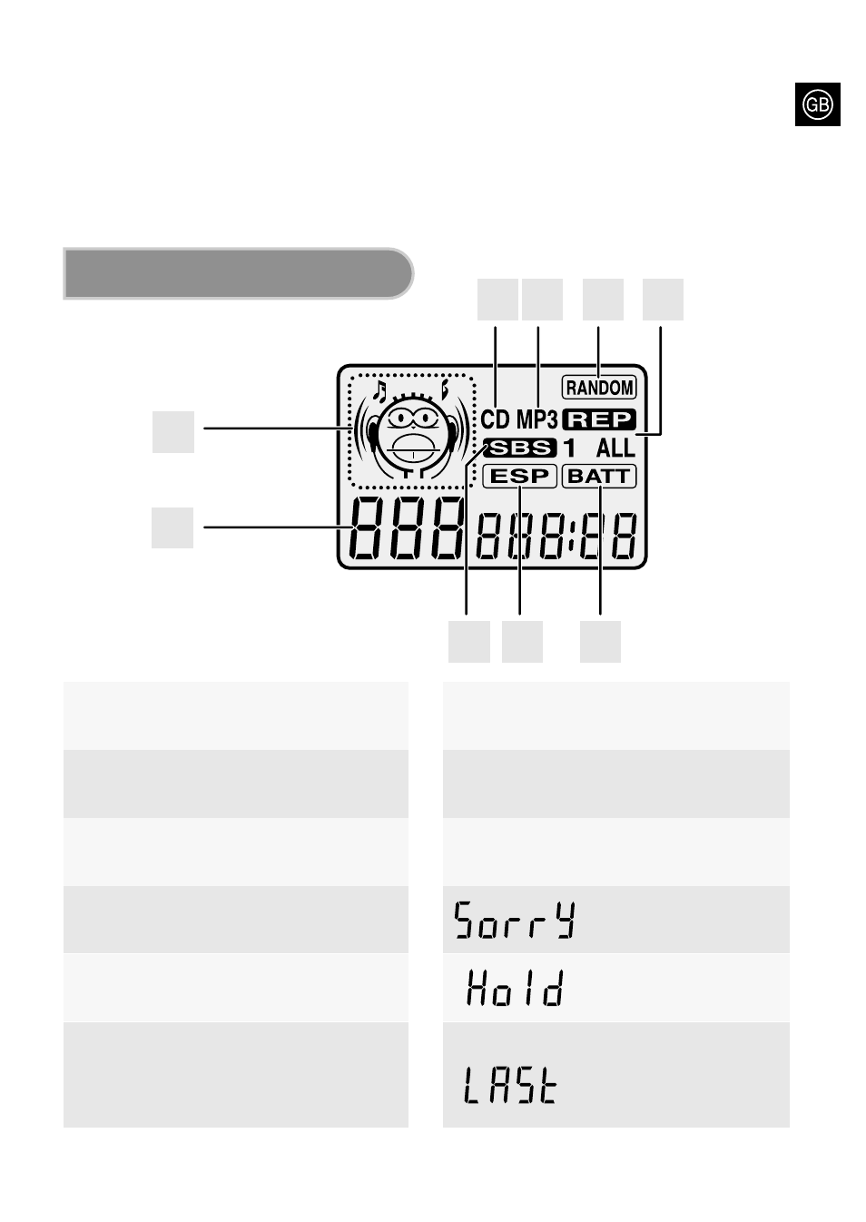 Display | Samsung MCD-MP67 User Manual | Page 9 / 27