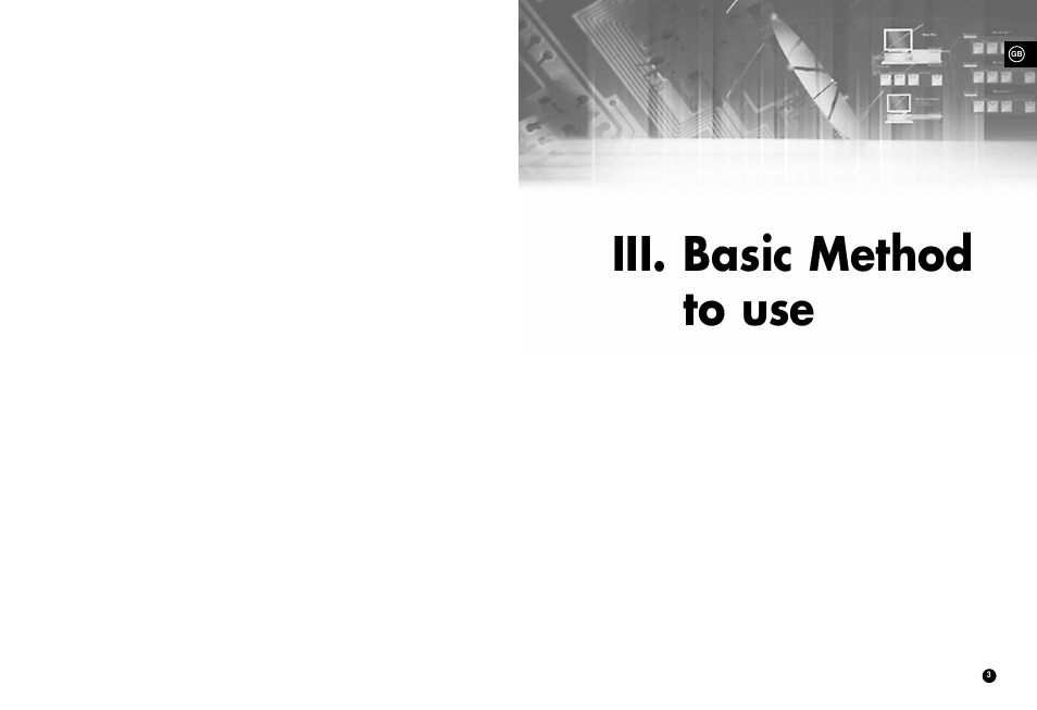 Iii. basic method to use | Samsung SHR-3010 User Manual | Page 14 / 45