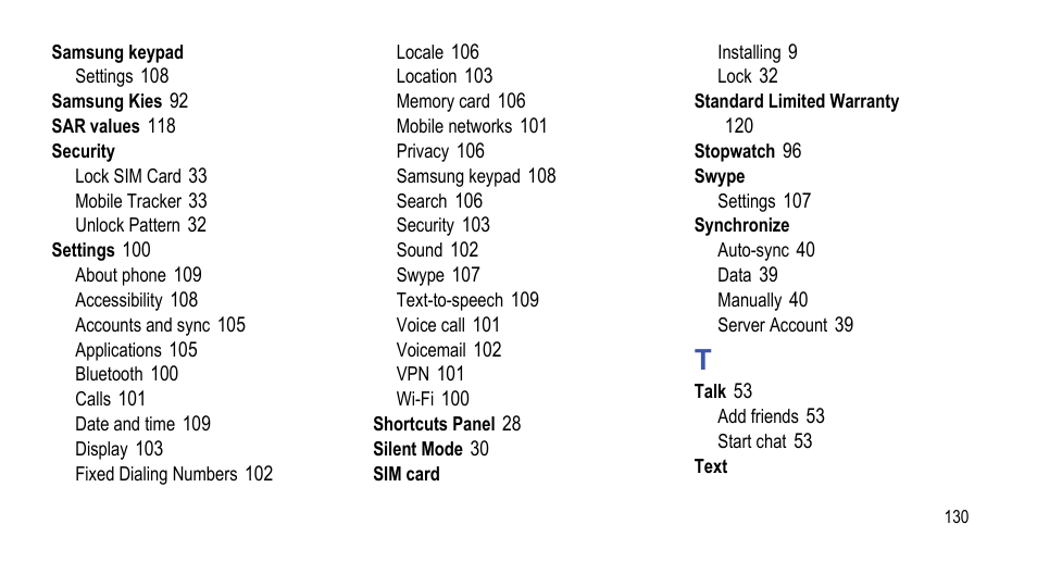 Samsung 07212010 User Manual | Page 135 / 137