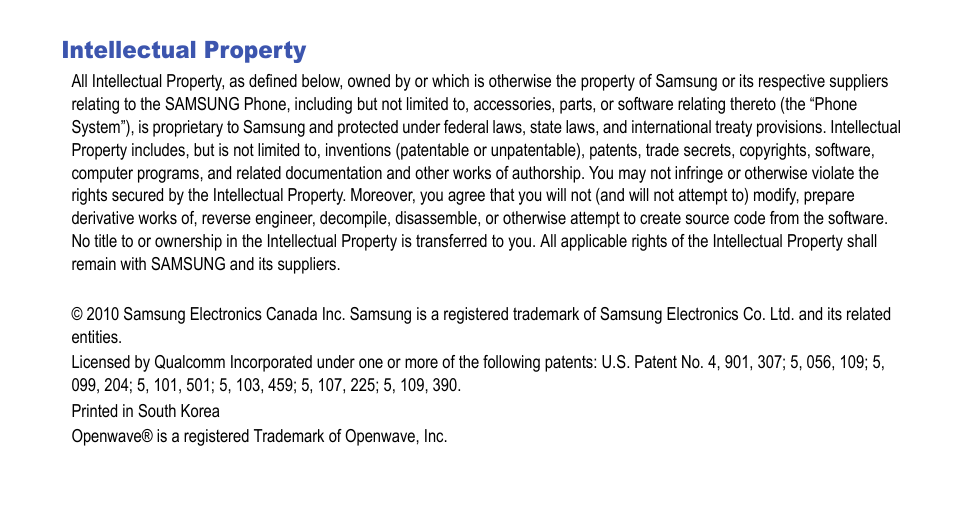 Samsung 07212010 User Manual | Page 2 / 137