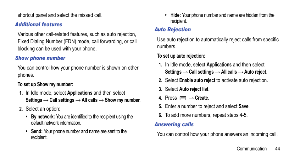 Samsung 07212010 User Manual | Page 49 / 137