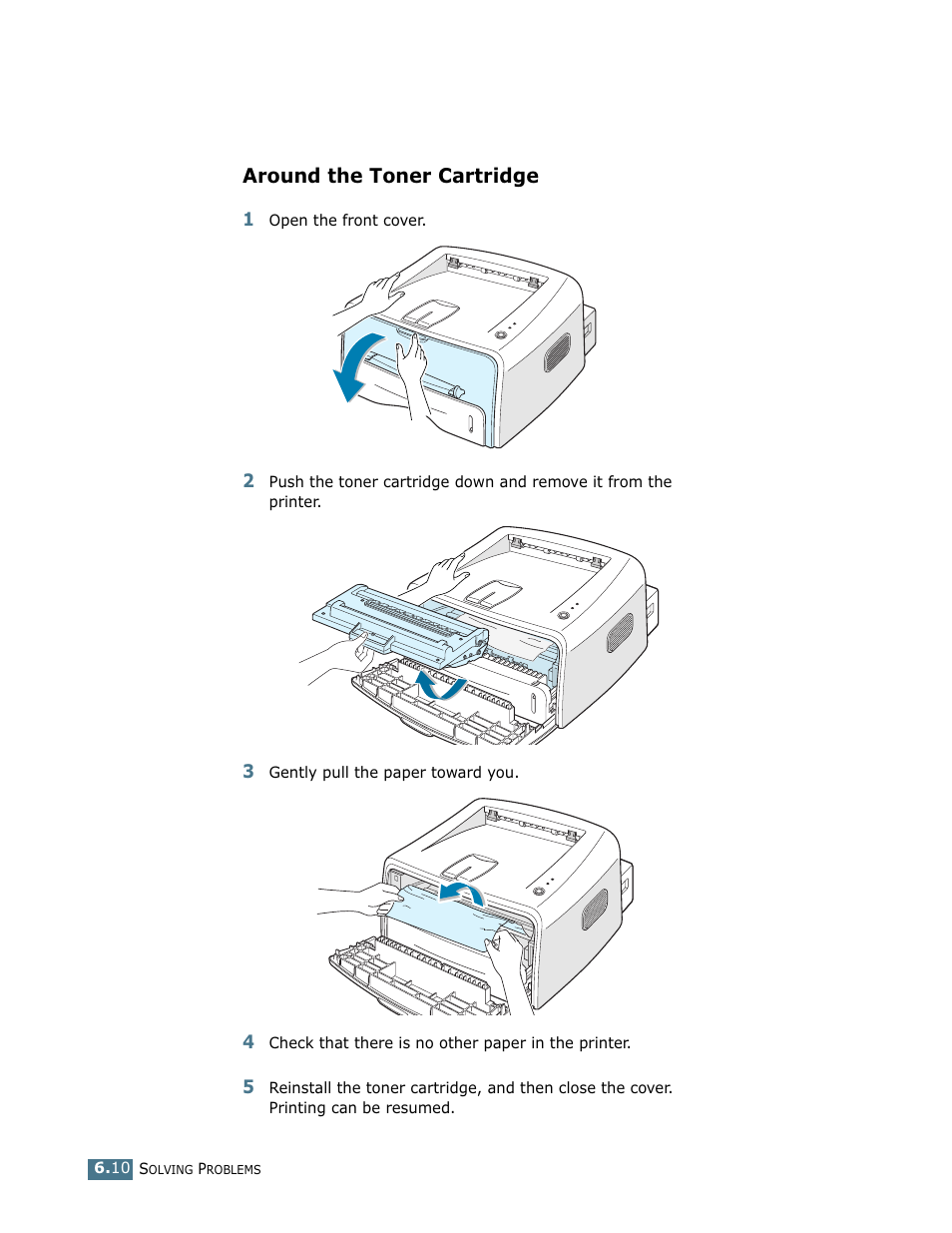 Around the toner cartridge | Samsung ML-1710 User Manual | Page 103 / 146