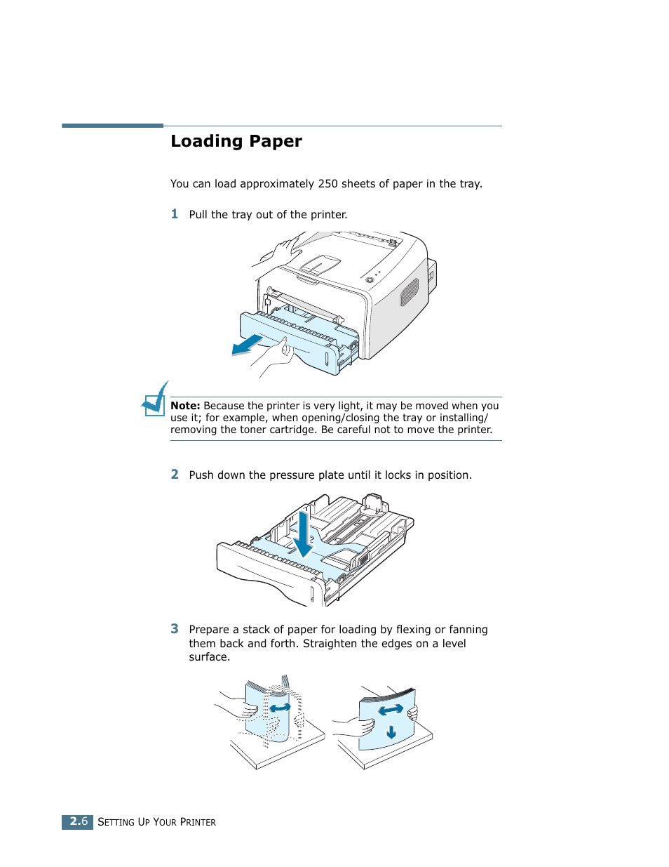 Loading paper | Samsung ML-1710 User Manual | Page 25 / 146