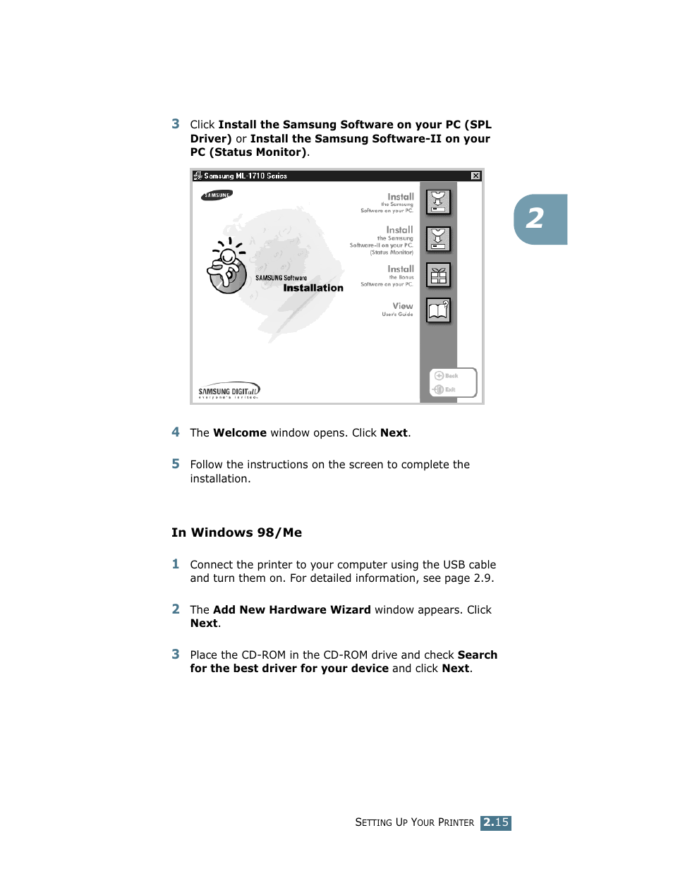 Samsung ML-1710 User Manual | Page 34 / 146